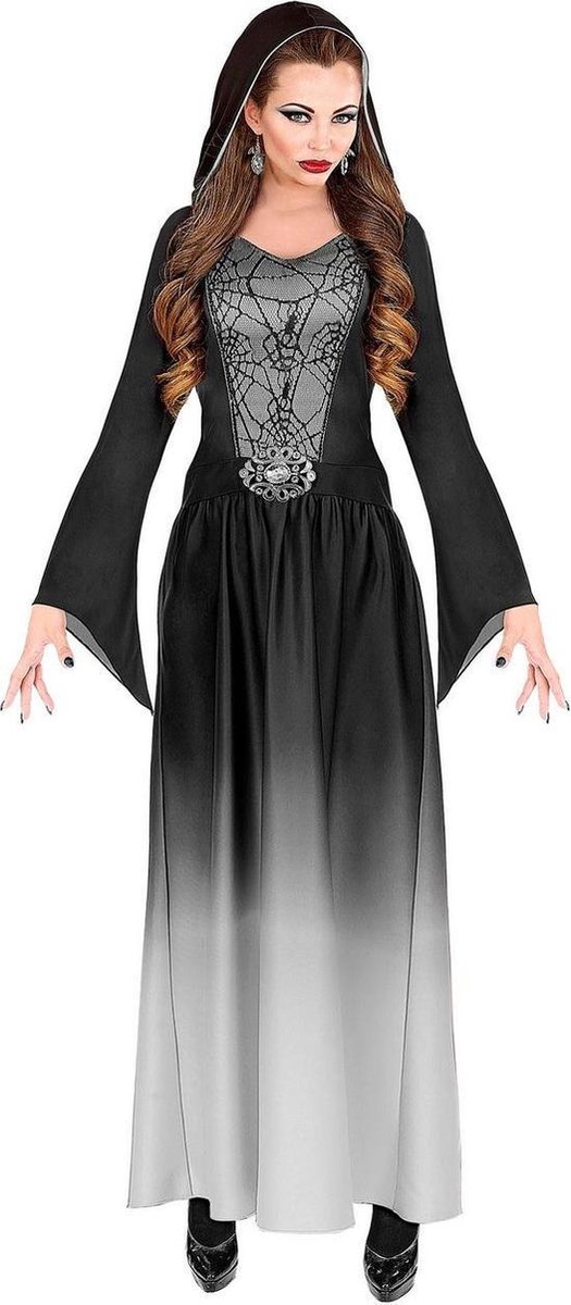 Gotisch Kostuum | Gotische Meesteres Van De Nacht | Vrouw | Large | Halloween | Verkleedkleding